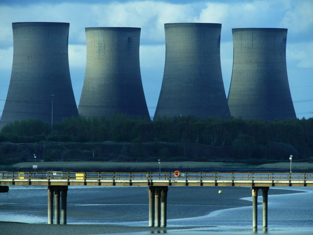 Nuclear Power Plant Cooling Stacks